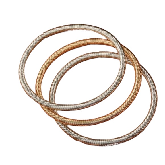 Multicolored Spring Bracelets Set of 3 - Picture 3 of 6